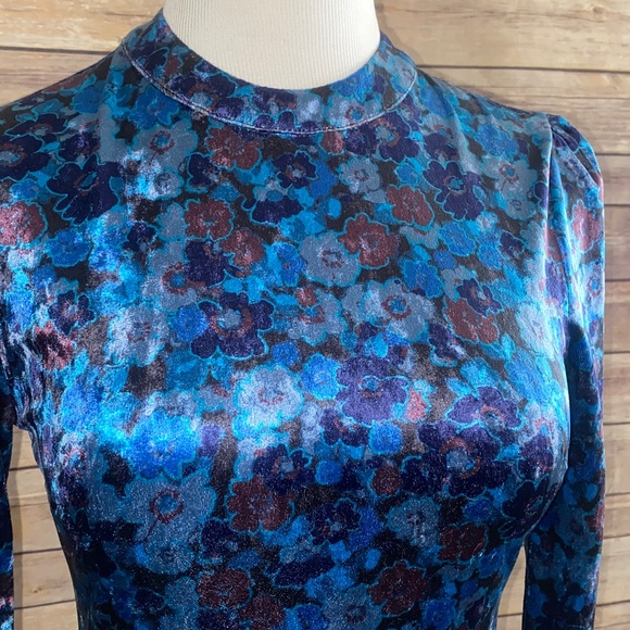 NWOT Free People  Heartland Velvet Open Back Dress - Picture 2 of 10